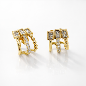 Triple Stack Hoop Earrings
