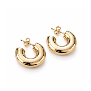 Gold Bulky Hoops