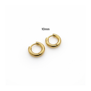 10mm Huggie Sleeper Earrings