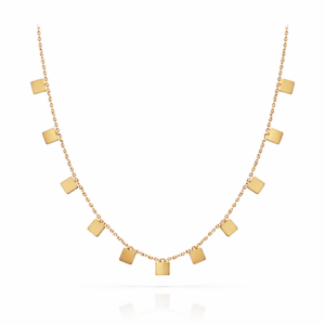 Golden Mosaic Necklace